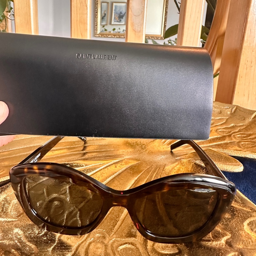 Brand new authentic Saint Laurent Women's Tortoise Sunglasses